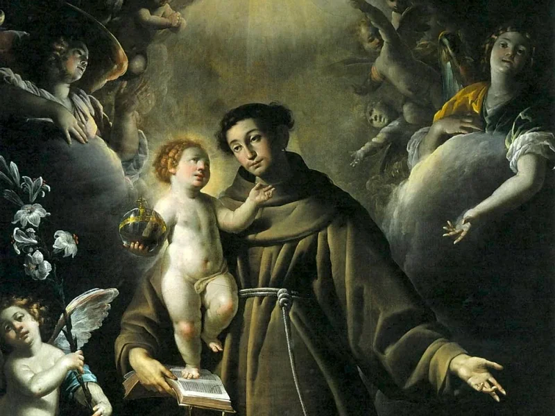 1604-Gian Giacomo Inchiocchio detto il Barbelli - La Visione di Sant'Antonio da Padova